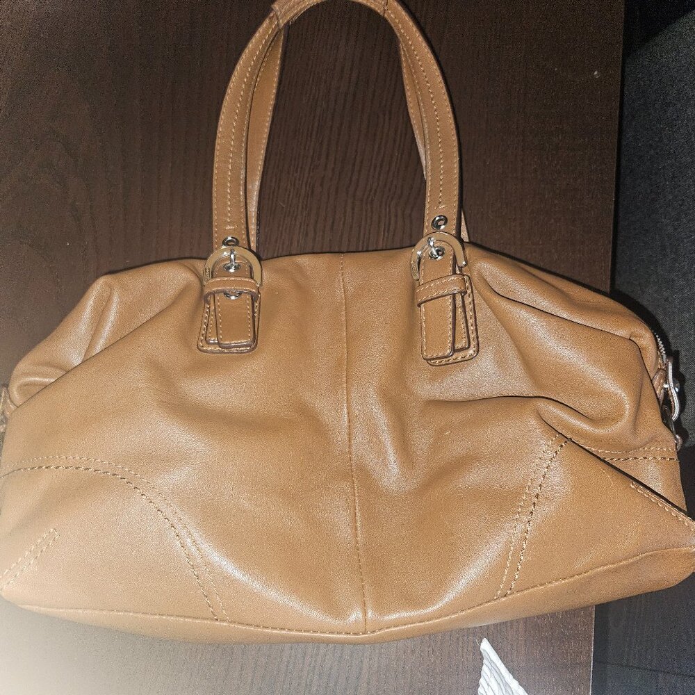 Tan Coach Soho Handbag